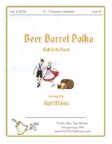 Beer Barrel Polka Handbell sheet music cover